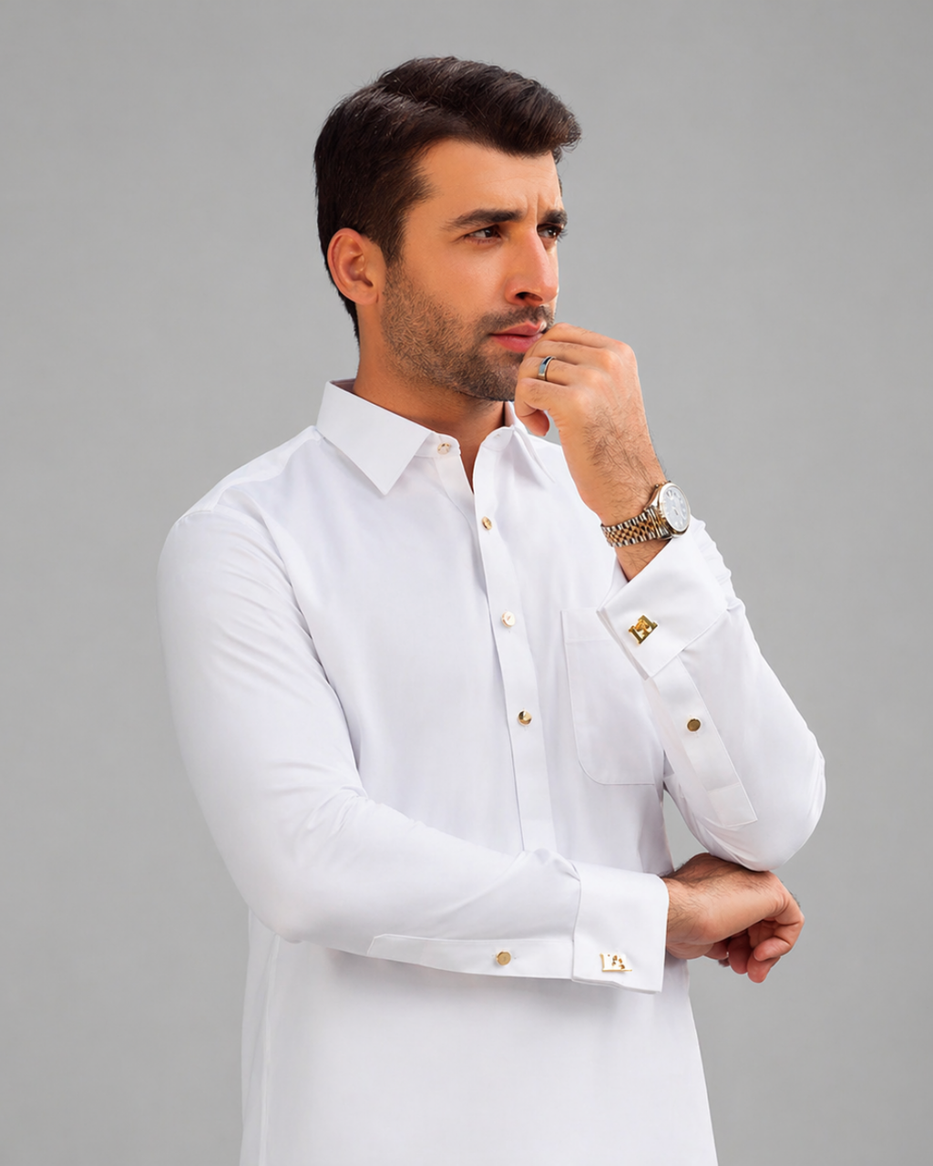 Super White Kameez Shalwar