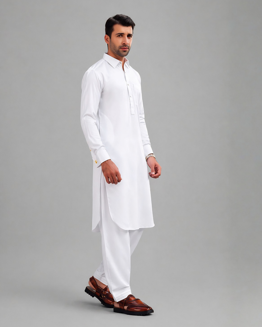 Super White Kameez Shalwar